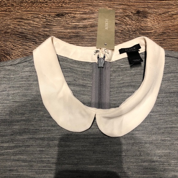 Peter Pan Collar Wool Dress - Picture 4 of 7